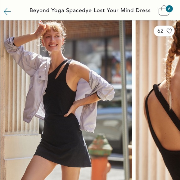 Beyond Yoga Black Backless Dress - Picture 1 of 3